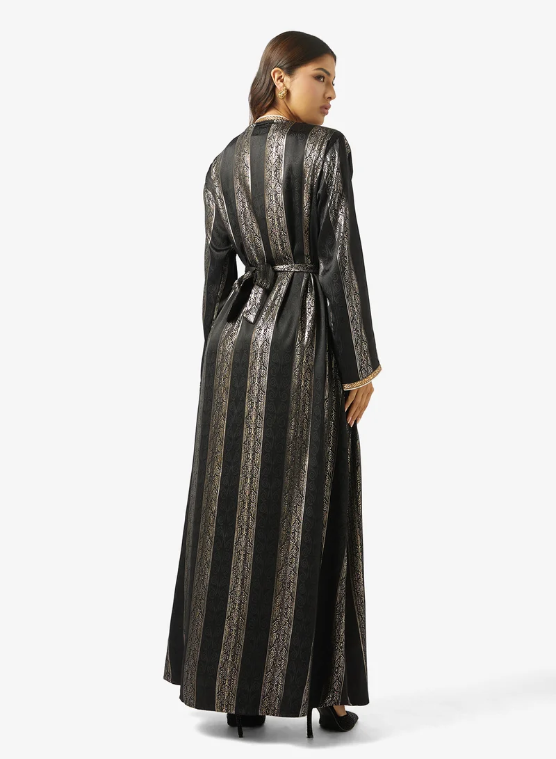 ARABIAN CLOSET LADIES ABAYA 2 PIECE WITH BELT